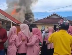 Kebakaran di SMK Negeri 5 Kerinci