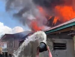 Kebakaran Landa Rumah Warga Tanjung Mudo