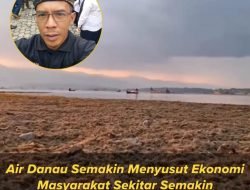 Air Danau Semakin Menyusut Ekomoni Masyarakat Sekitar Semakin Mengkhawatirkan