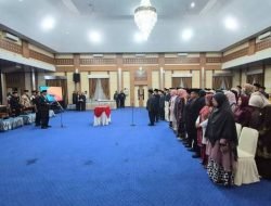 Perkuat Birokrasi Wawako Azhar Hamzah Lantik 144 Pejabat