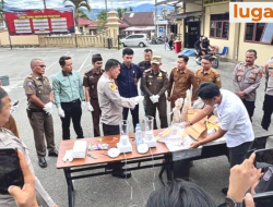 Polres Kerinci Musnahkan Barang Bukti Narkoba Hasil Tangkapan 5 Tahun Terakhir