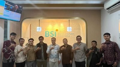 Perkuat Sinergi, BPC HIPMI Kerinci Audiensi bersama BSI Sungai Penuh