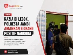 Razia di Legok, Polresta Jambi Amankan 6 Orang Positif Narkoba