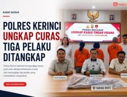 Polres Kerinci Ungkap Curas, Tiga Pelaku Ditangkap