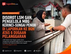Disorot LSM GAN, Pengelola MBG Kerinci-Sungai Penuh di Laporkan ke BGN atas 6 Dugaan Pelanggaran