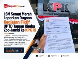 LSM Semut Merah Laporkan Dugaan Kegiatan Fiktif UPTD Taman Rimba Zoo Jambi ke KPK RI