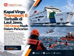 Kapal Virgo Transport 8 Terbalik di Laut Jawa, 130 Orang Masih Dalam Pencarian
