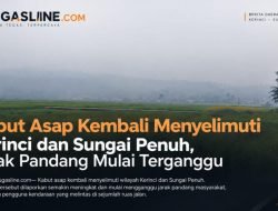 Kabut Asap Kembali Menyelimuti Kerinci dan Sungai Penuh, Jarak Pandang Mulai Terganggu