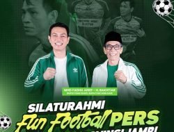 10 Tim Dari Kabupaten/Kota Ramaikan Fun Football Pers Di Batanghari